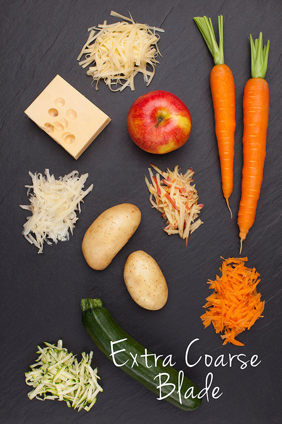 Zester Reibe sehr grob Gourmet schwarz