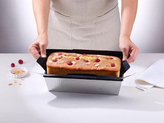 Einlegefolie für rechteckige Backformen, Schwarz, 20-38cm