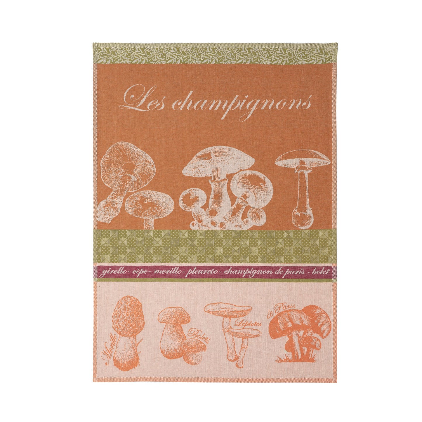Geschirrtuch Jacquard Baumwolle 50x75 cm MUSHROOM