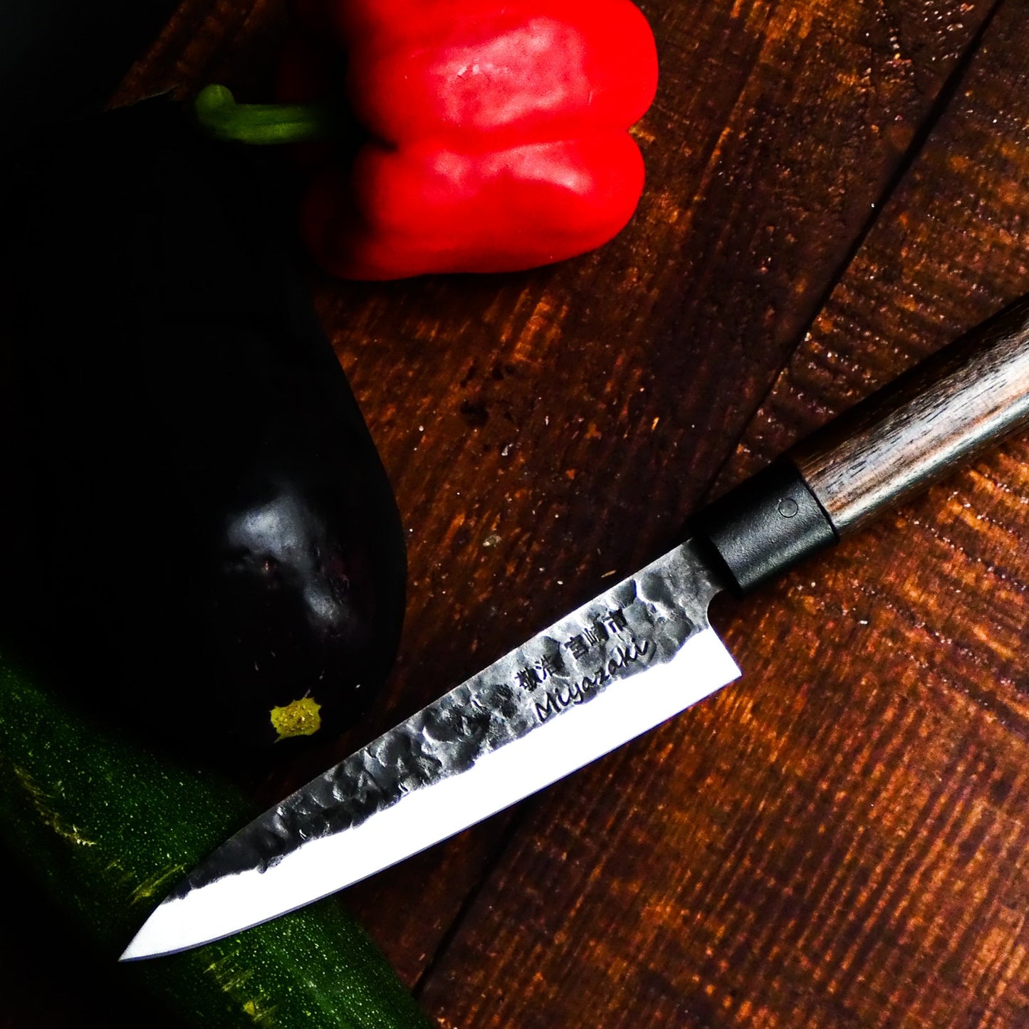 Kochmesser Gyotu 14,5cm TAKAHIRO MIYAZAKI - mit Griff aus Wenge