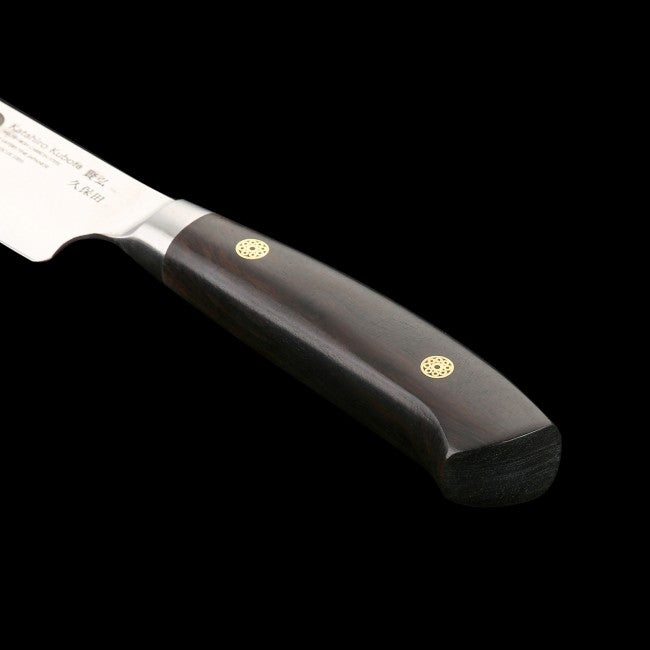 Santokumesser 13cm KATAHIRO KUBOTA Damast Griff Ebenholz