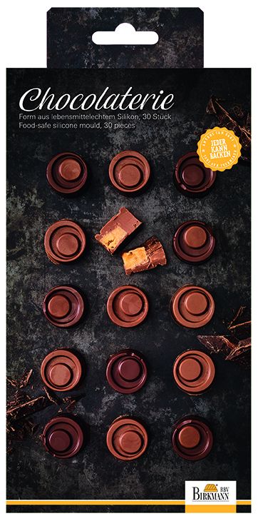 Pralinen- und Schokoladenförmchen "Toffee" 2-tlg