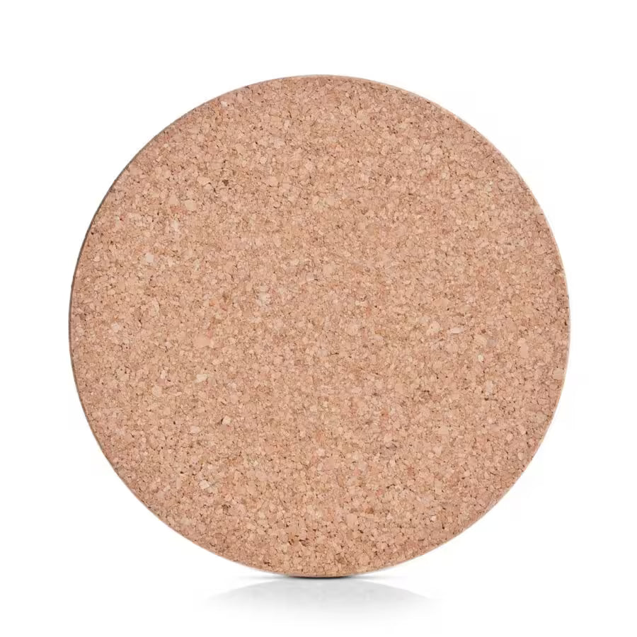 Untersetzer, Kork ca. Ø 26 cm × 1 cm