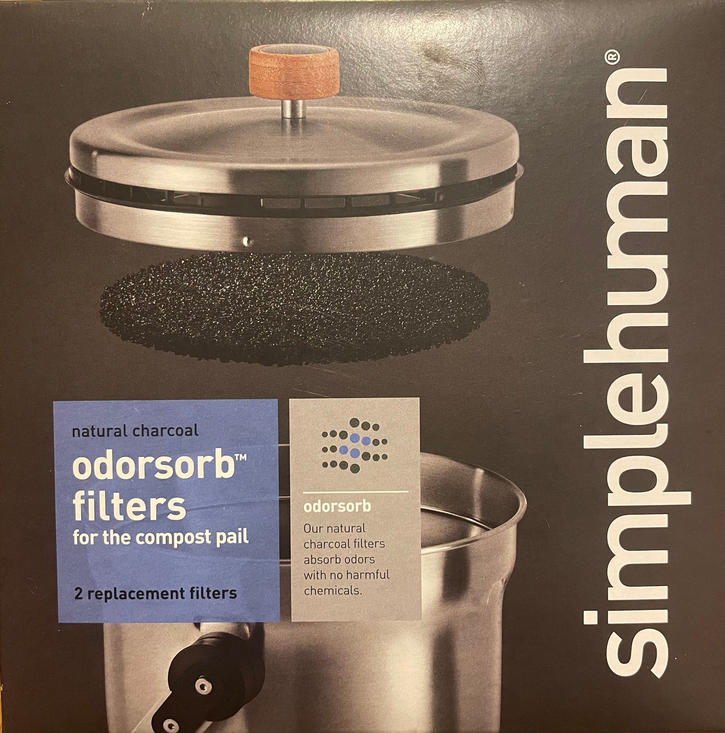 Simplehuman odorsorb Filter Doppelpack - rund