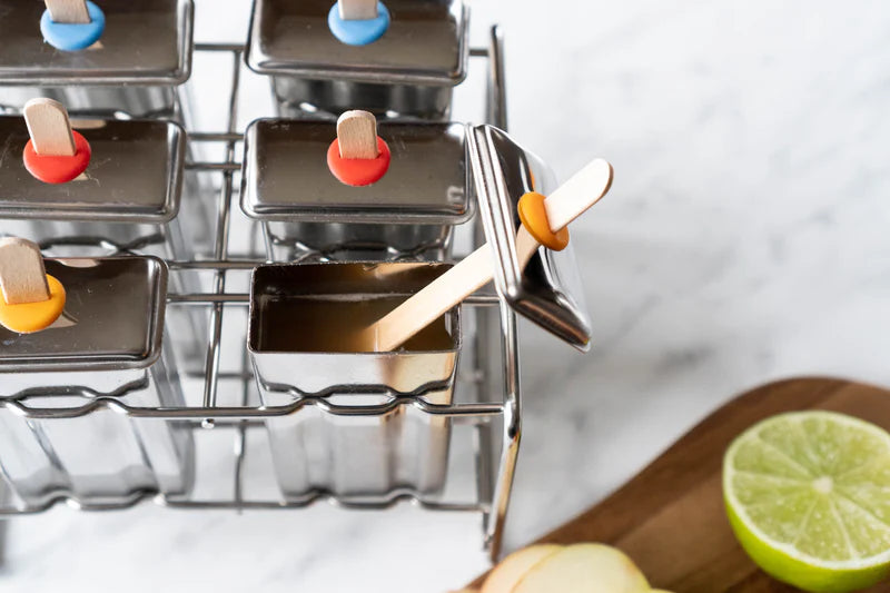 Eisformen ECO Ice Pops (6 Stk.) rechteckig Edelstahl