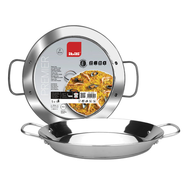 Paella Edelstahlpfanne Premier 36 cm