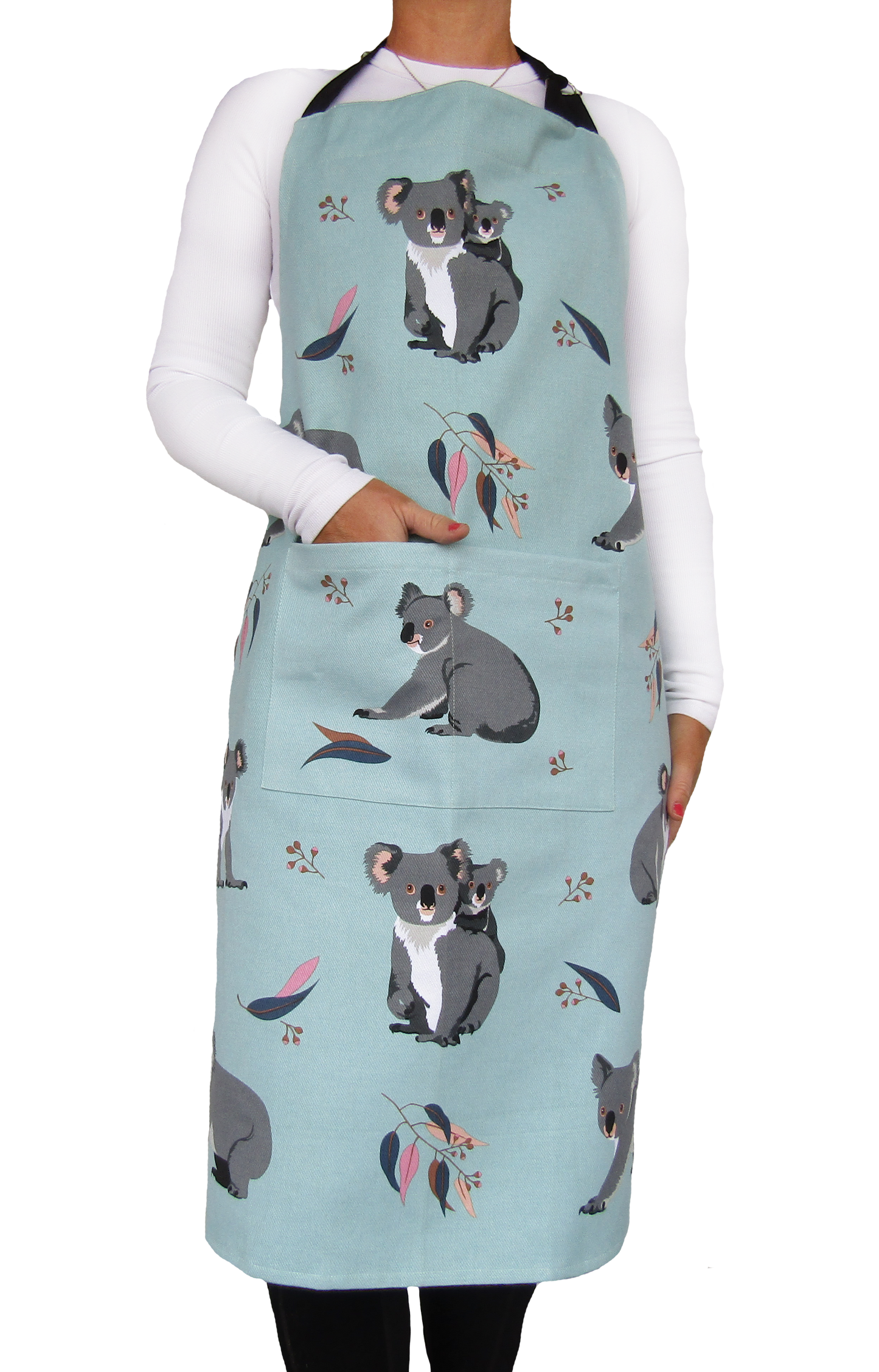 Schürze – Koalas, 100 % Heavy Drill-Baumwolle