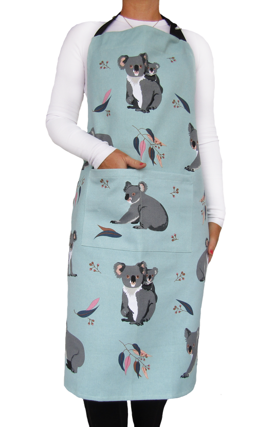 Schürze – Koalas, 100 % Heavy Drill-Baumwolle