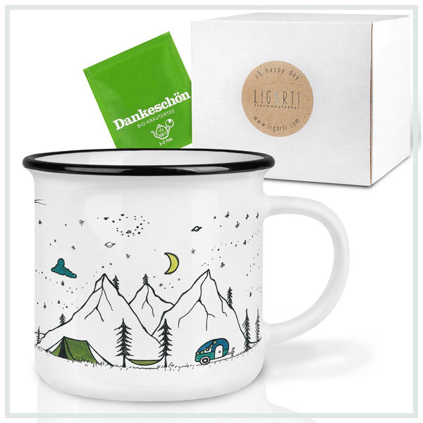 Keramiktasse – Camping Life