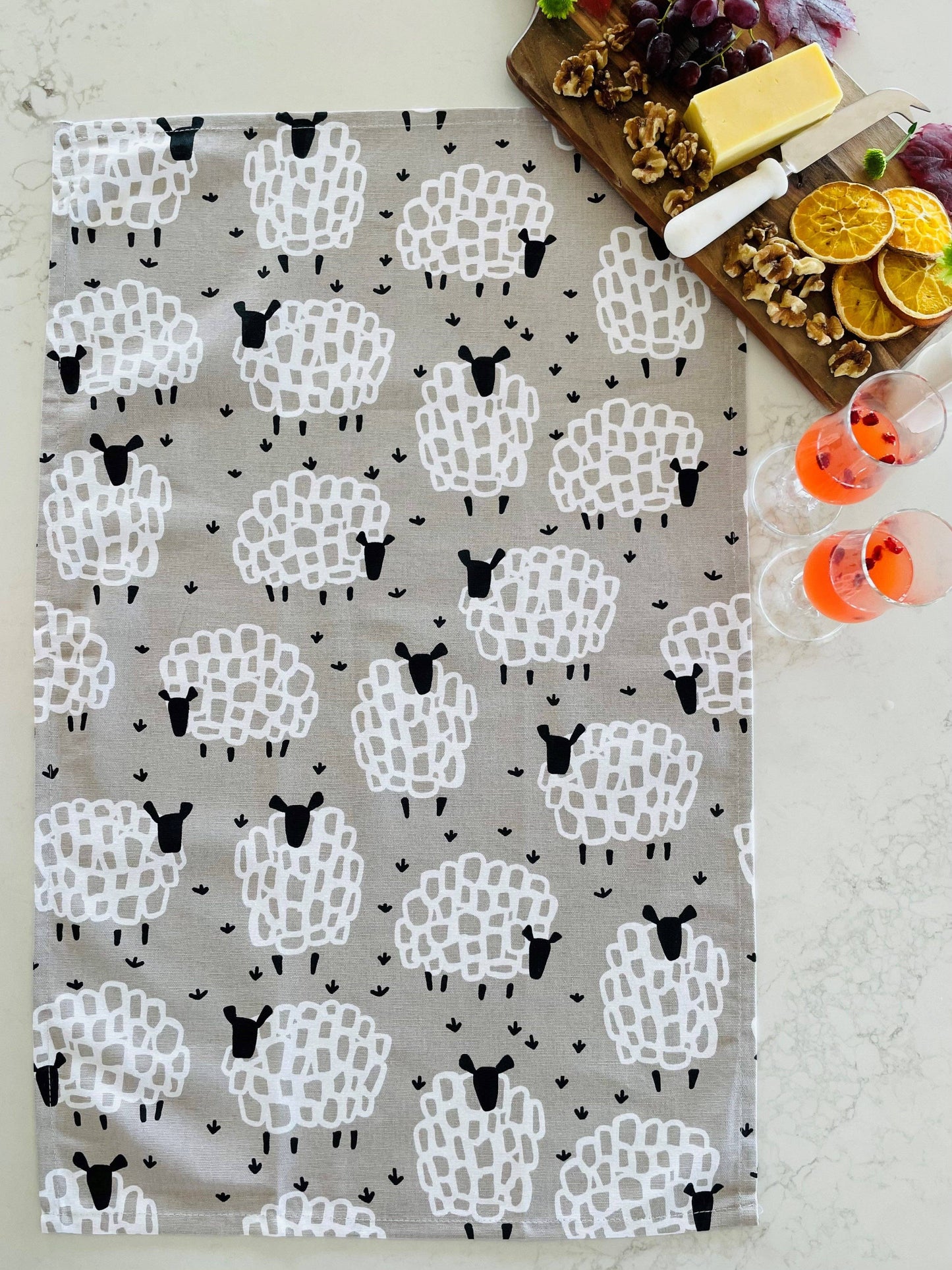 Geschirrtuch - Grey Sheep Baumwolle 74cm x 47cm