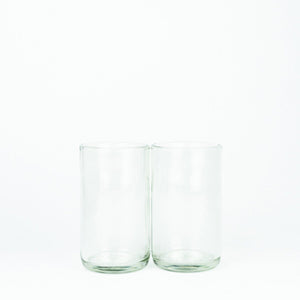 CARRY GLASS 300 ml Trinkglas 2er Set - UPCYCLING