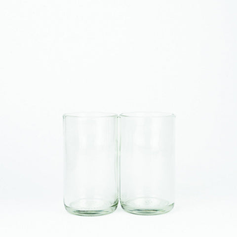 CARRY GLASS 300 ml Trinkglas 2er Set - UPCYCLING