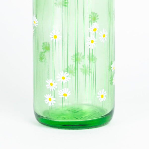 Trinkflasche Glas GREEN DAISY 0,7 l
