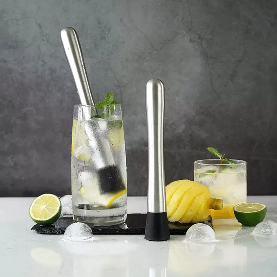 Cocktailstößel aus Edelstahl