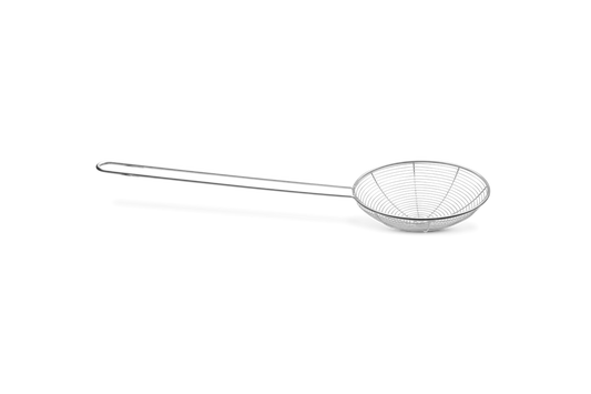 Schaumlöffel Edelstahl Spirale, tiefe Form Ø 14 cm
