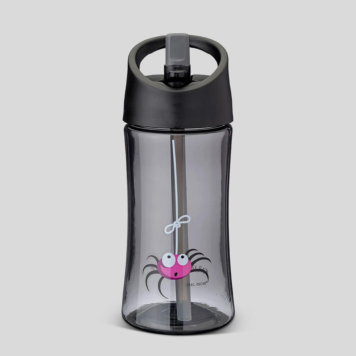 Trinkflasche 0,35 l. grau Spinne