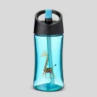 Trinkflasche 0,35 l. türkis Giraffe