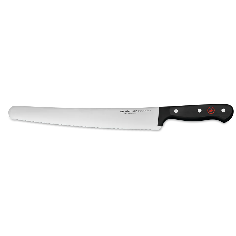 Super Slicer mit konvexer Welle 26cm Gourmet schwarz