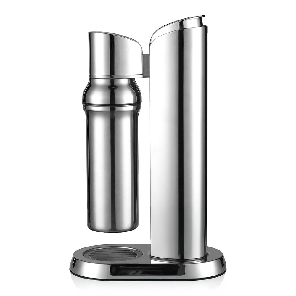 Wassersprudler Bubliq Glas mit Glasflasche Edelstahl