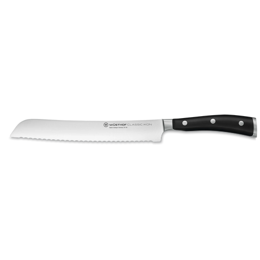 Brotmesser 20cm Classic Ikon schwarz