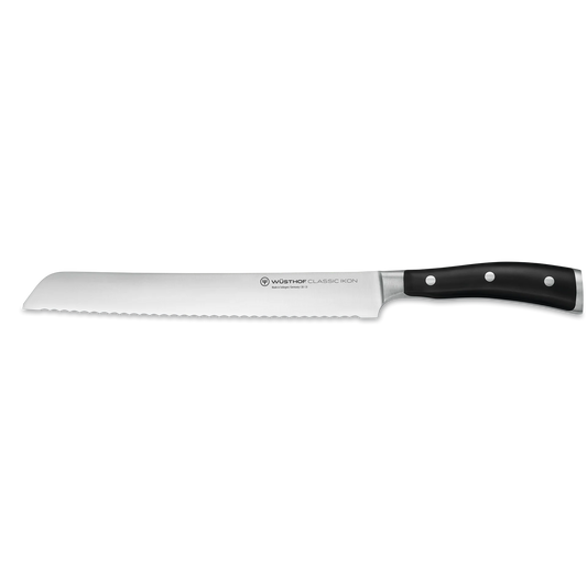 Brotmesser 23cm Classic Ikon schwarz