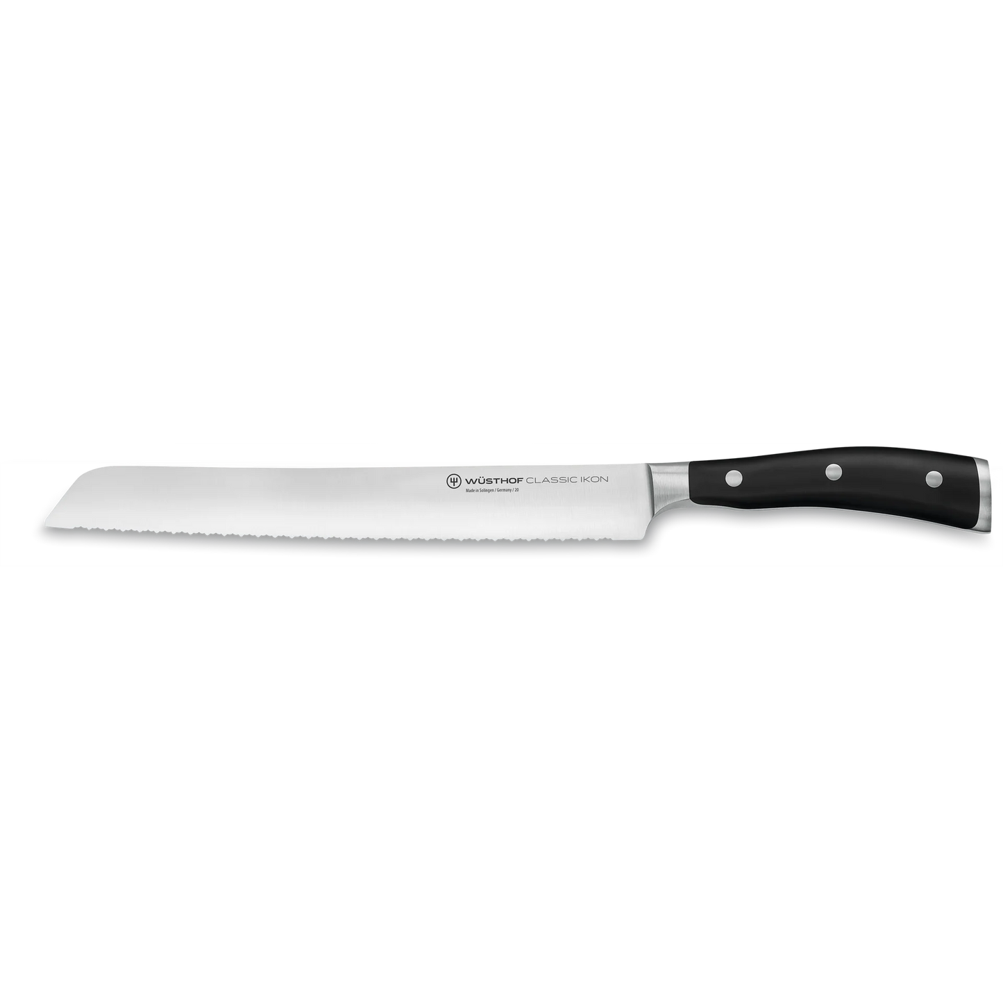 Brotmesser mit Präzisions-Doppelwelle  23cm Classic Ikon schwarz
