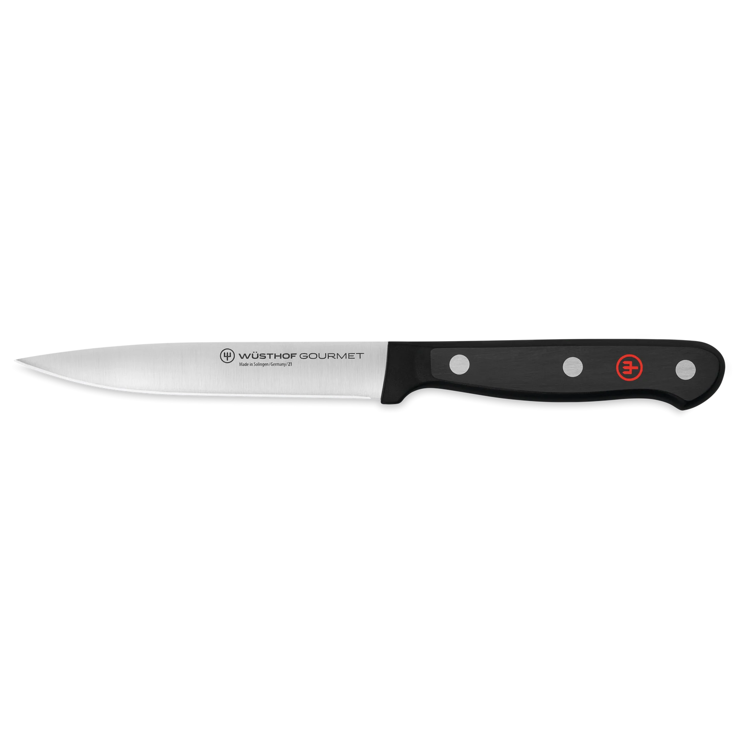 Gemüsemesser mittelspitz 12cm Gourmet schwarz