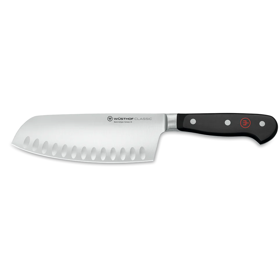 Chai Dao Messer mit Kullenschliff  17cm Classic schwarz
