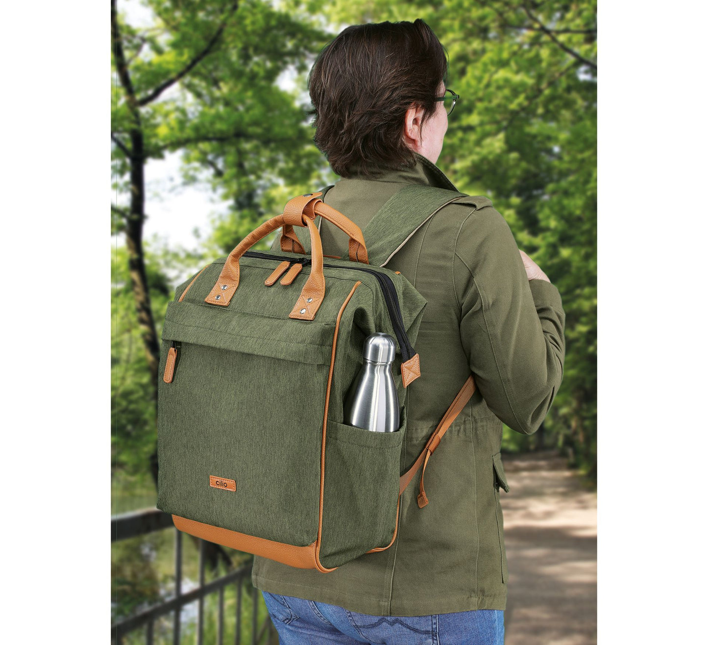 Rucksack ELBA dunkelgrün