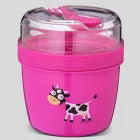Kinder Lunchbox mit Kühlakku N'ice Cup - L Kuh lila