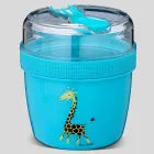 Kinder Lunchbox mit Kühlakku N'ice Cup - L Giraffe türkis