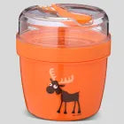 Kinder Lunchbox mit Kühlakku N'ice Cup - L Elch orange