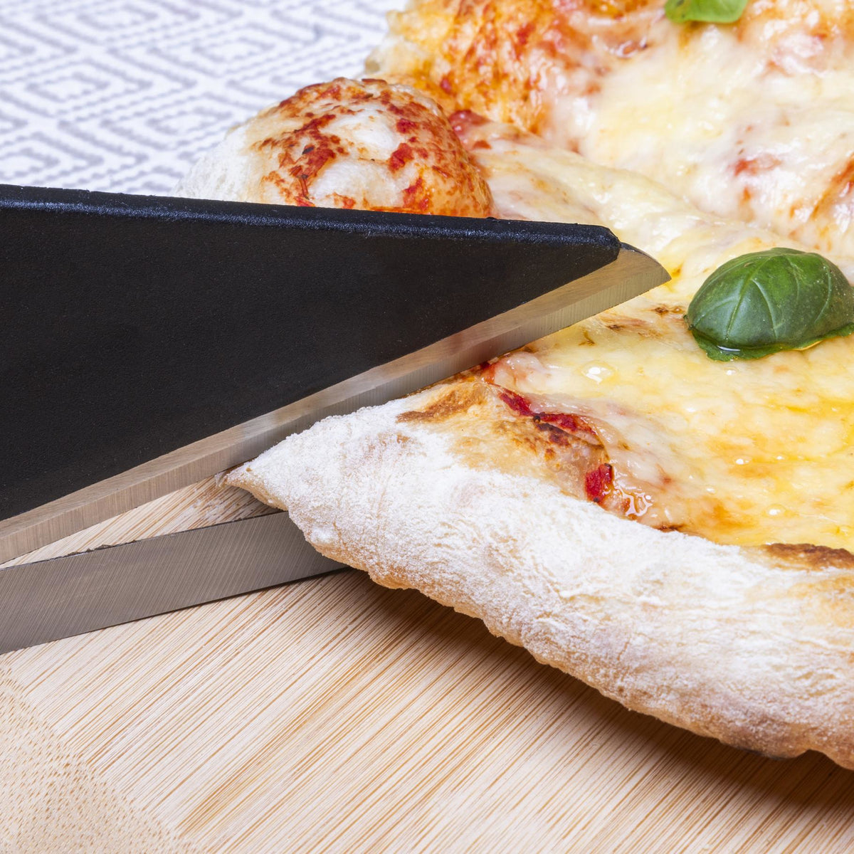 Pizzaschere aus Edelstahl Länge ca. 27cm