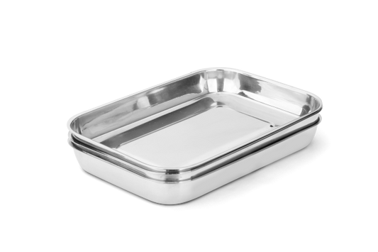 Panierset aus Edelstahl - 3 Teilig