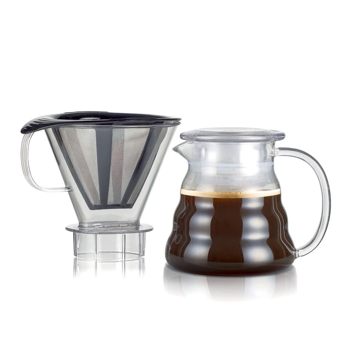 Kaffeebereiter Melior mit Permanent Edelstahl Kaffeefilter, 2.5 Tassen, 0.6 l