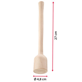 Krautstampfer - Kartoffelstampfer Länge 27cm Ø 4,9cm