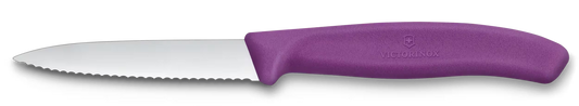 Gemüsemesser 8 cm Welle violett Swiss Classic