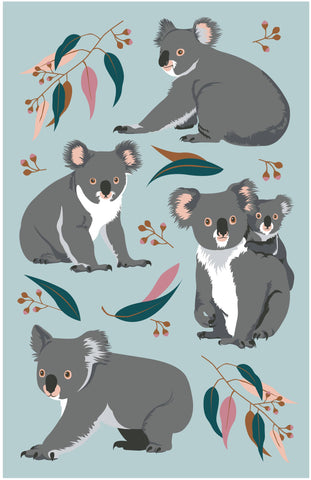 Geschirrtuch - Koalas Baumwolle 74cm x 47cm