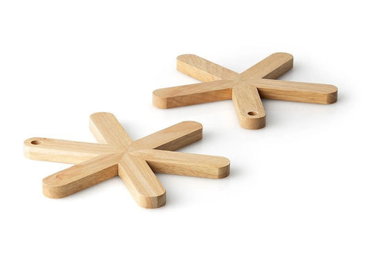 Untersetzer Stern, Gummibaum Untersetzer