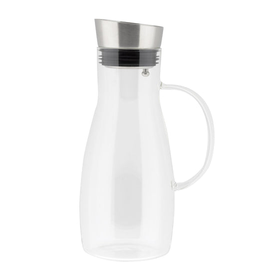 Wasserkaraffe mit Henkel, 1,2 Liter mit praktischem Ausgießer