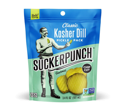 Classic Dill Pickle Chips Snack Pack 68g.