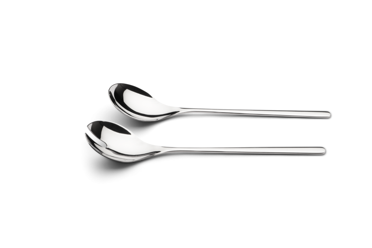 Salatbesteck Edelstahl 24cm Klassik