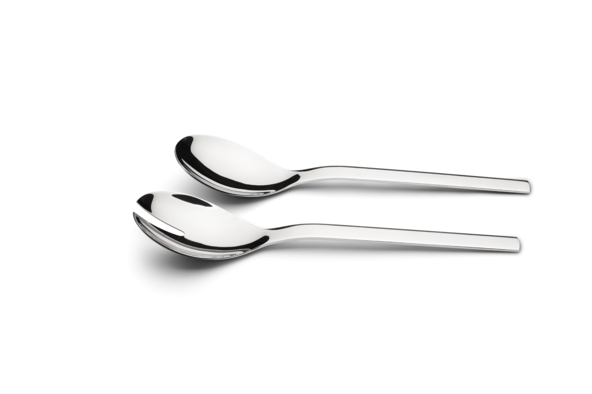 Salatbesteck Edelstahl 24cm Puro