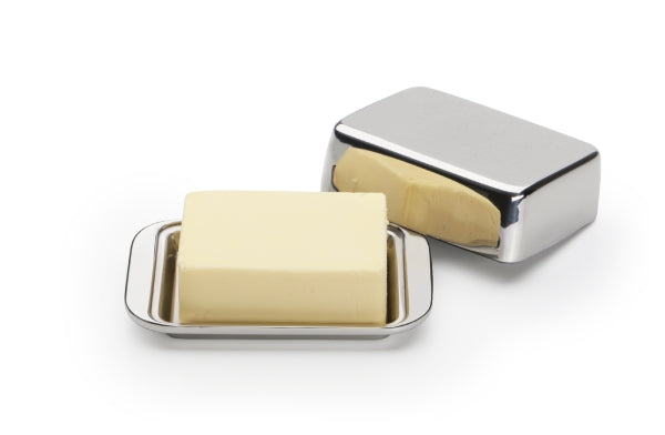 Butterdose Doppelwandig Edelstahl für 1/2 Pfund 250gr.