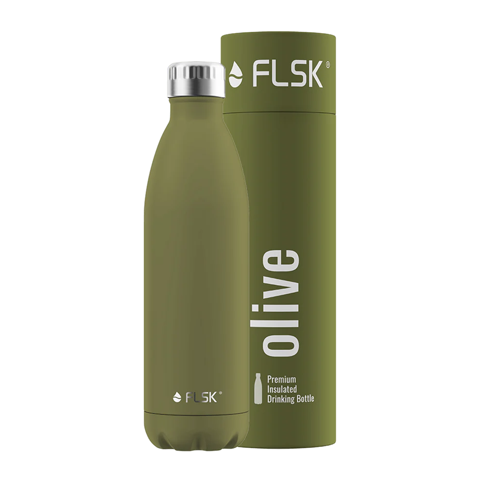 Trinkflasche FLSK 0,75l Olive To-Go / Bottle