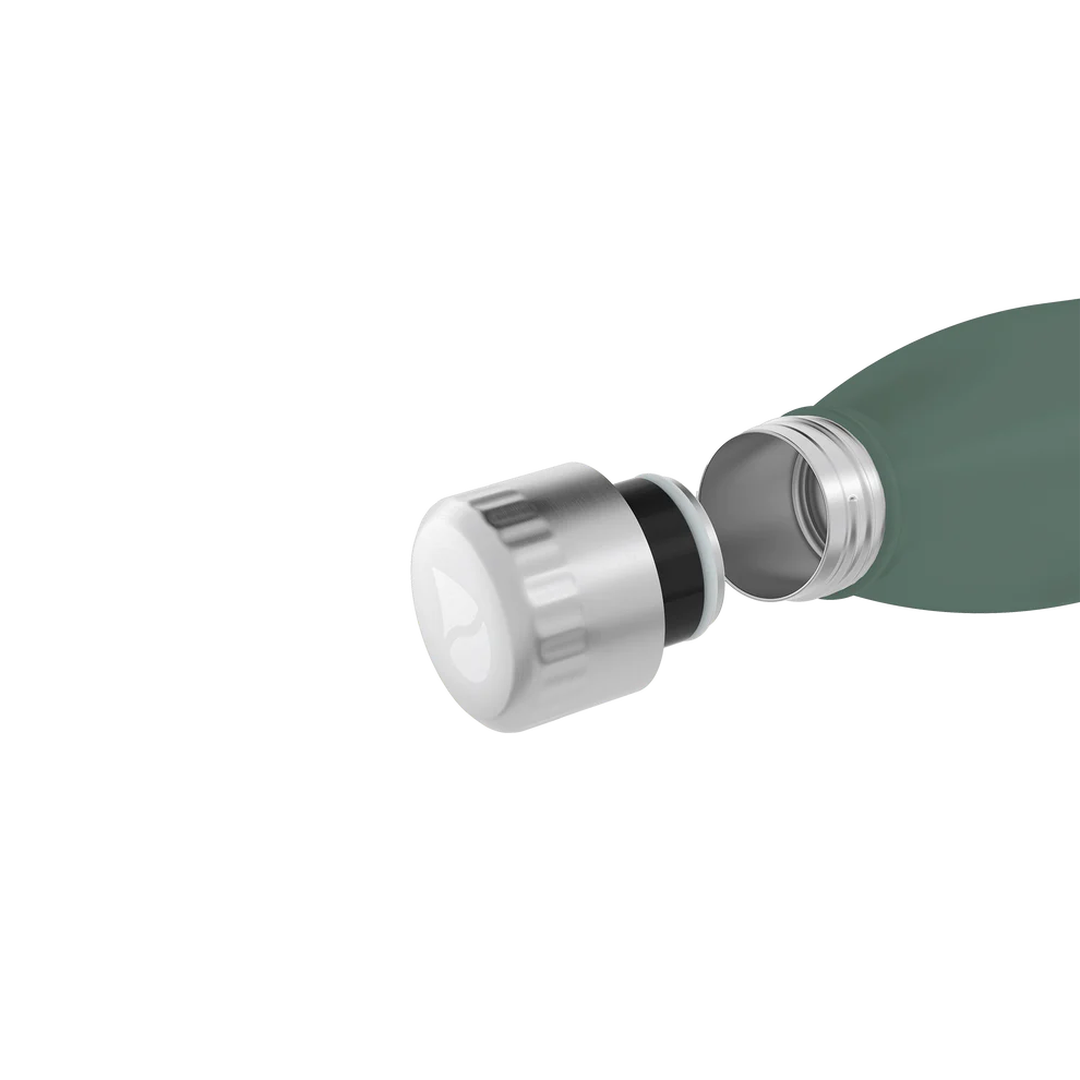Trinkflasche FLSK mit Becher 0,7l ridge gre To-Go/TmB