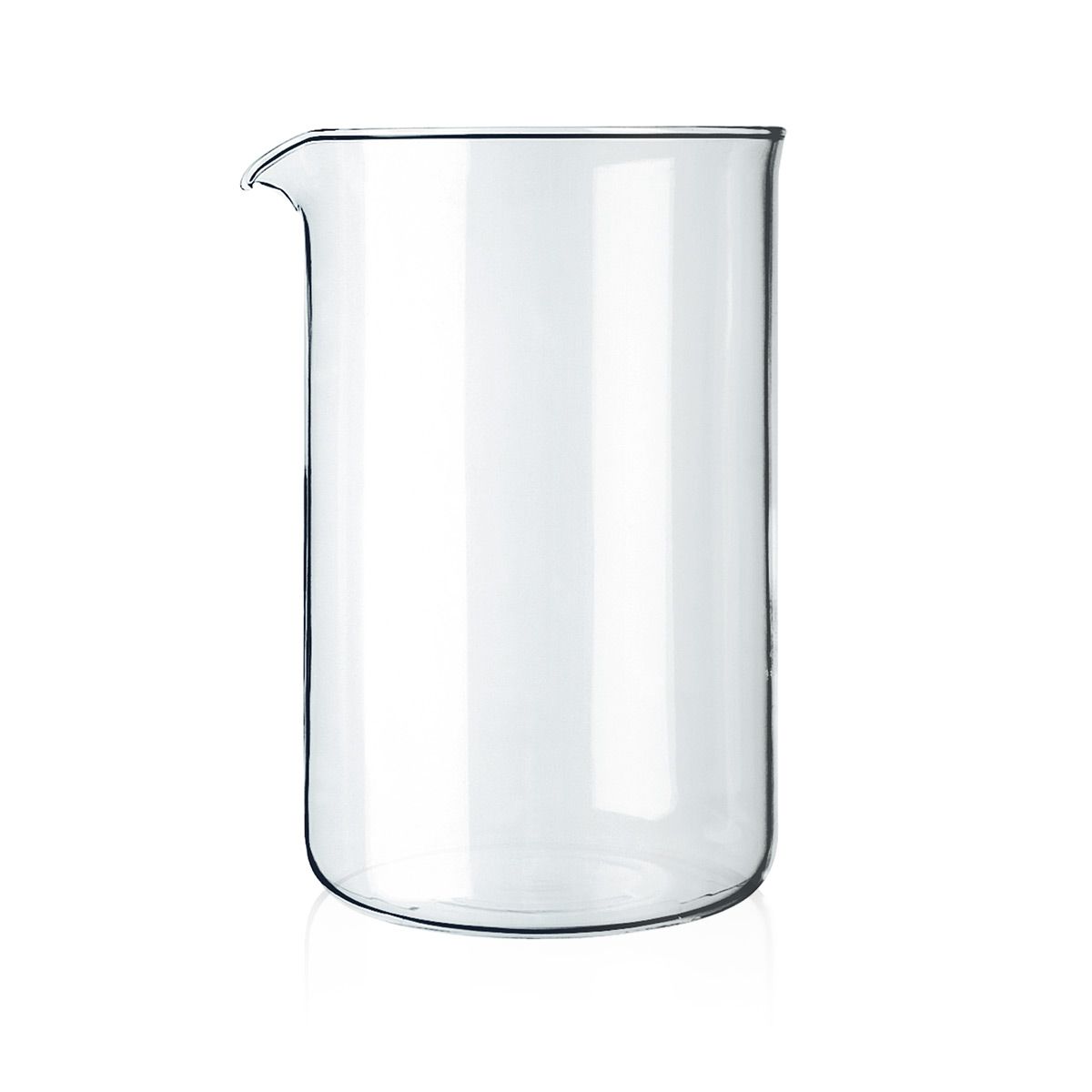 Ersatzglas für Kaffeebereiter 1,5l  ø 11.7 cm, Höhe 18.5 cm
