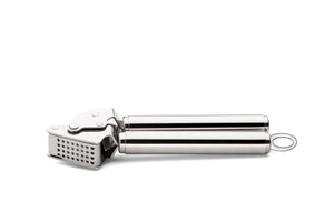 Knoblauchpresse Edelstahl mit Öse