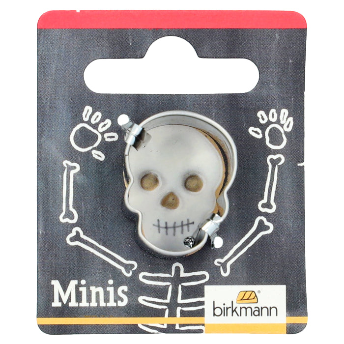Ausstecher Mini Totenkopf Edelstahl | 2,5 cm