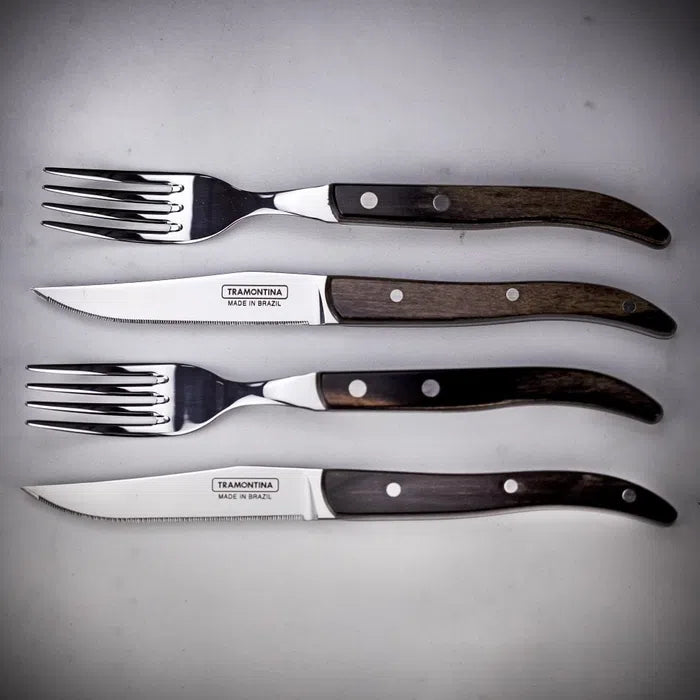 Steakmesserset Paisano 2 Messer & 2 Gabeln